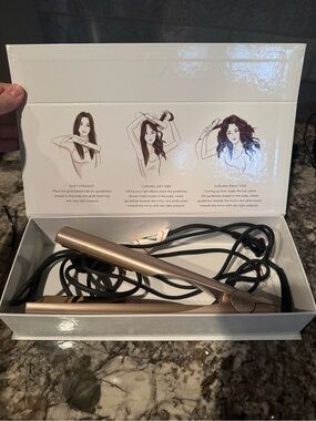 Tyme Gold Hair Straightener or Curler in one